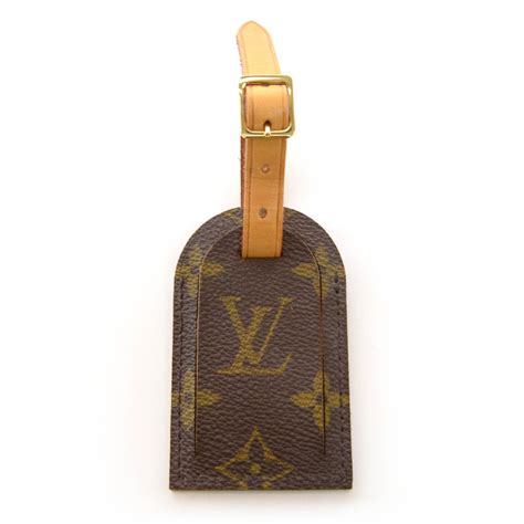 louis vuitton monogram luggage tags.